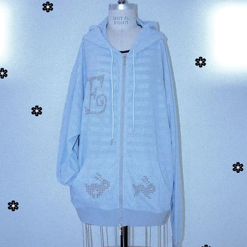 [BUNJANG] Eessay Summer Ha-Ru Hoodie Sky Blue / (새상품) 에쎄이 eessay 썸머 하루 후디 SKY BLUE