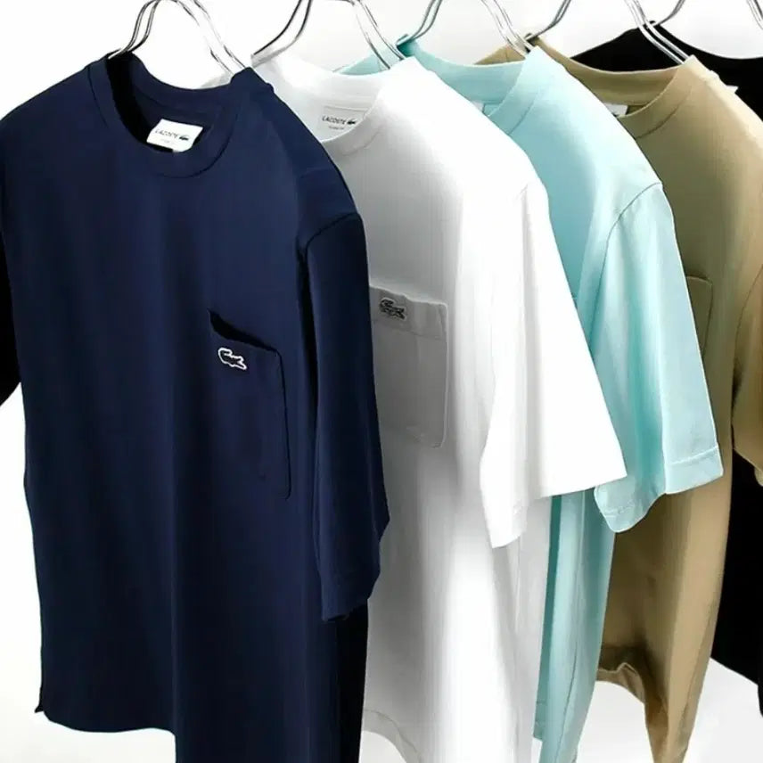 [BUNJANG] Lacoste Pocket T-Shirt Cotton 100% Short Sleeve / #(정품/새상품)라코스테 포켓반팔티 판매합니다~