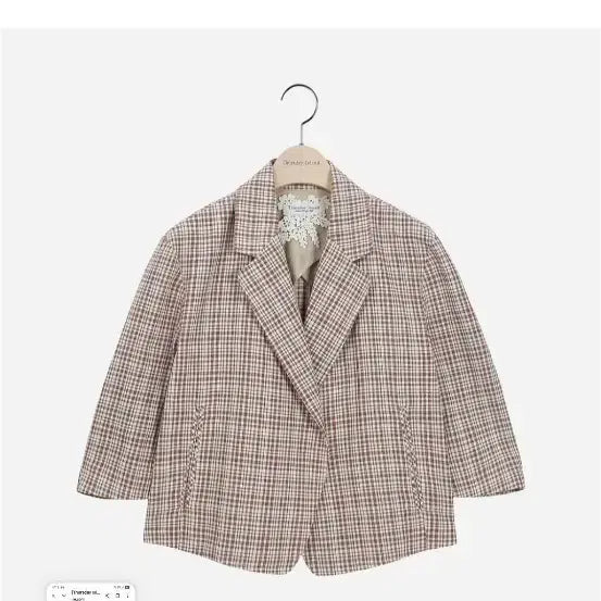 [BUNJANG] Thursday Island 7/10 Sleeve Cropped Jacket / 써스데이아일랜드 7부소매크롭자켓