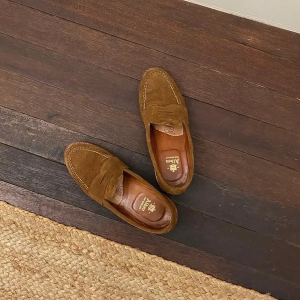 [BUNJANG] Alden 6243 Suede Unlined Loafers / 알든 6243 7D