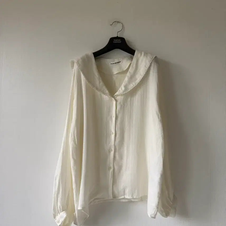 [BUNJANG] Lace Blouse / 레이스세라블라우스