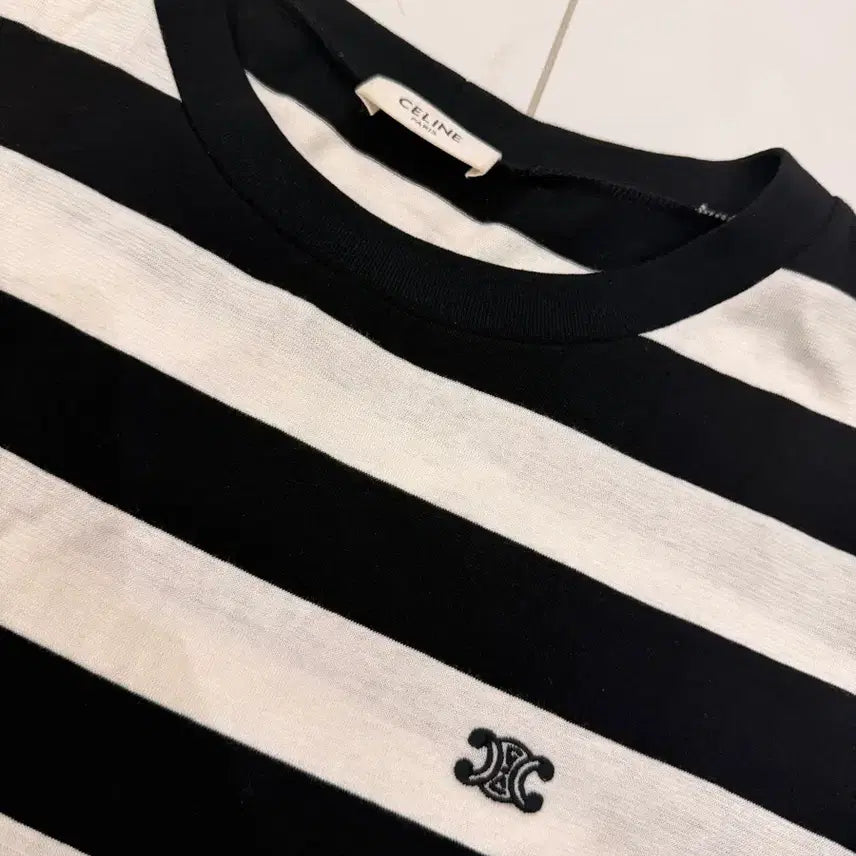 [BUNJANG] Celine Rugby Stripe Short Sleeve T-Shirt XL / [XL] 셀린느 럭비스트라이프 반팔티셔츠