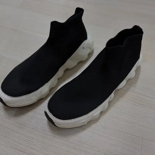 [BUNJANG] Zara Sock Knit Sneakers Black / 자라 삭스 니트 스니커즈