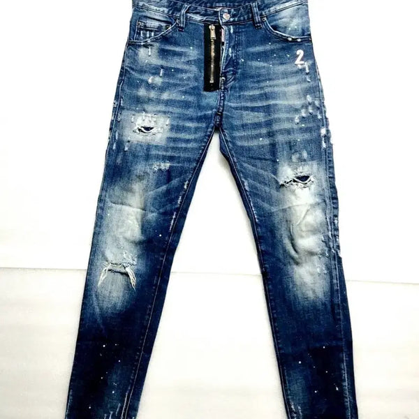 [BUNJANG] Dsquared2 Paint Splatter Distressed Jeans / 디스퀘어드 청바지46(30-31)페인트진/스판/찢청