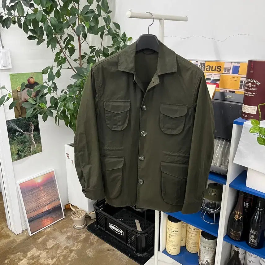 [BUNJANG] Eidos Lagosta Wax Cotton Field Jacket 52R / 에이도스 라고스타 왁스코튼 필드 자켓 52R