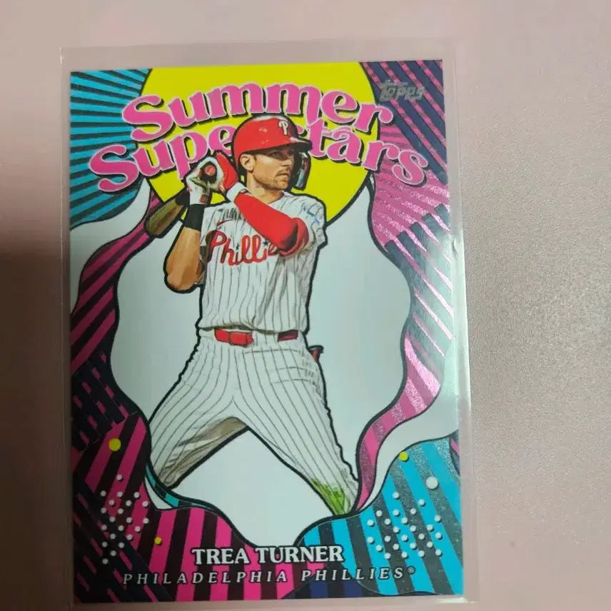 [BUNJANG] Philadelphia / Trae Turner 2025 Topps Summer Superstars Trading Card / 필라델피아)트레이 터너 2025 탑스 Summer Superstars