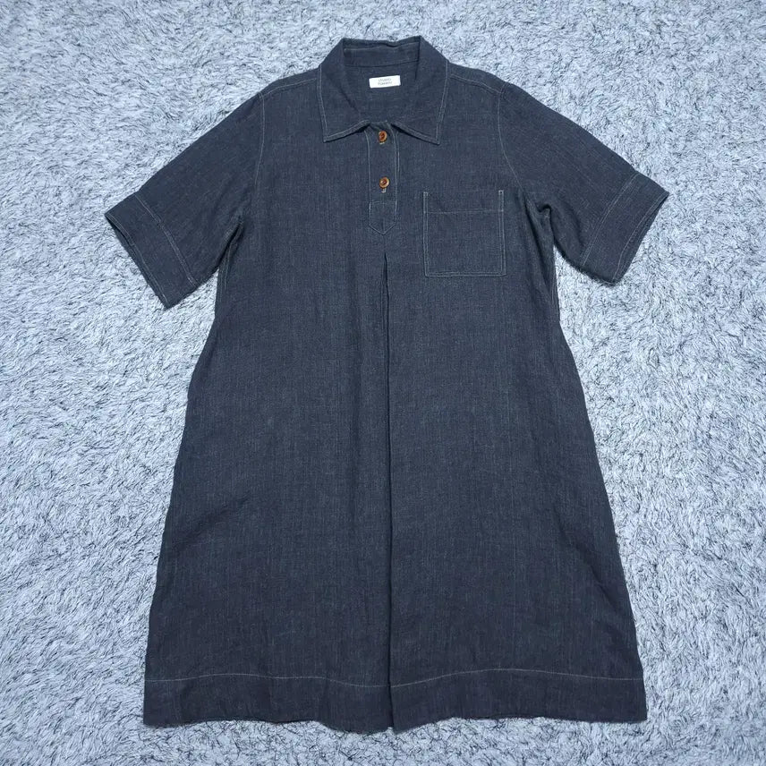[BUNJANG] Studio Tomboy Linen Short Sleeve Long Dress One Size / 스튜디오톰보이) Onesize(free) 린넨반팔 롱원피스 / 왕눈이샵