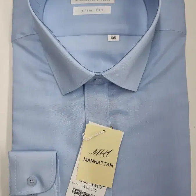 [BUNJANG] Domestic Sky Slim Fit Shirt New Arrival / 국산 스카이 슬림핏 셔츠 새상품