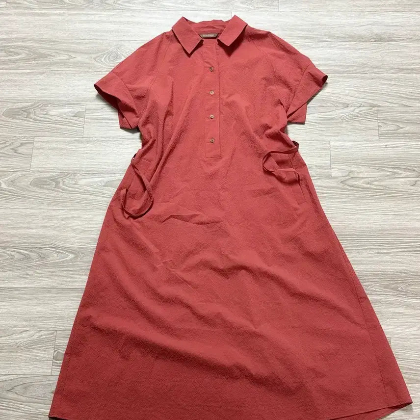 [BUNJANG] BCBG ALL&SUNDRY Coral Shirt Dress / BCBG ALL&SUNDRY 코랄 셔츠 여름 원피스