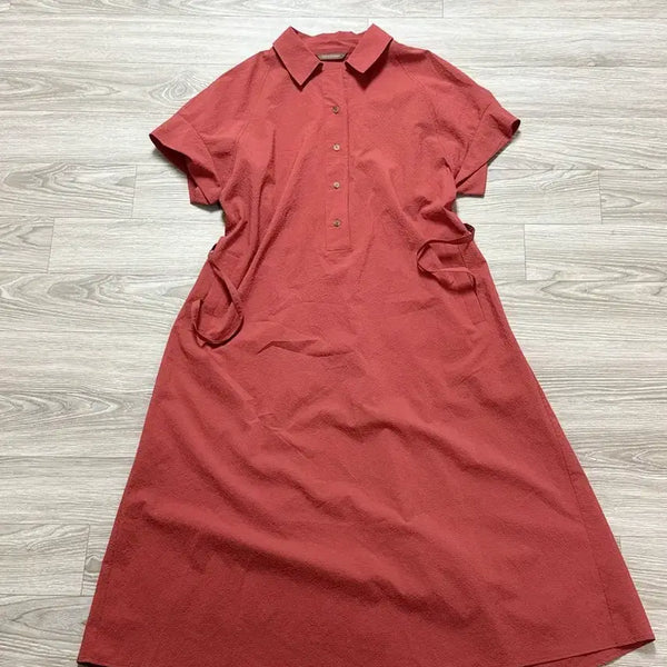 [BUNJANG] BCBG ALL&SUNDRY Coral Shirt Dress / BCBG ALL&SUNDRY 코랄 셔츠 여름 원피스