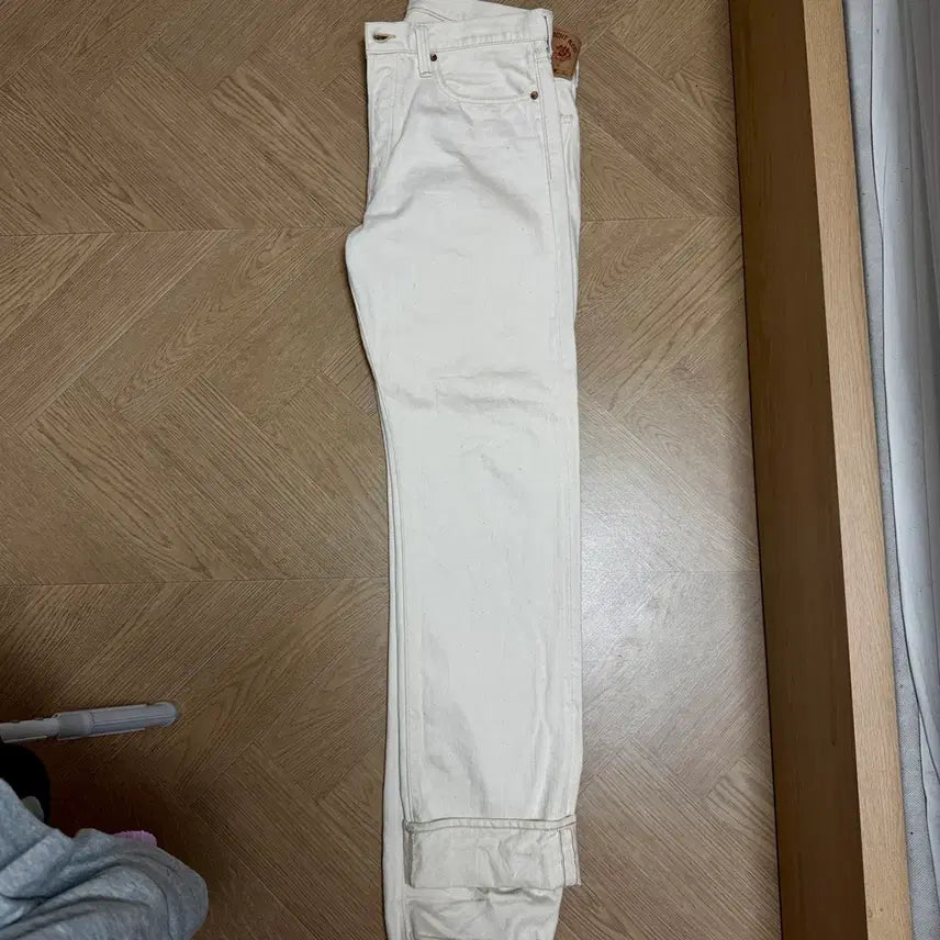 [BUNJANG] Fullcount 1108 34/34 Ivory Denim Pants / 풀카운트1108 34/34