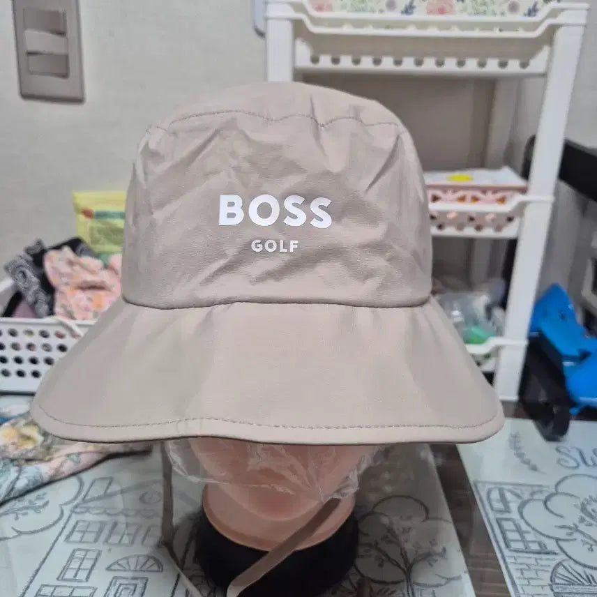 [BUNJANG] Hugo Boss Golf Women's Bucket Hat Beige / 보스골프 여성 버킷햇 모자 베이지