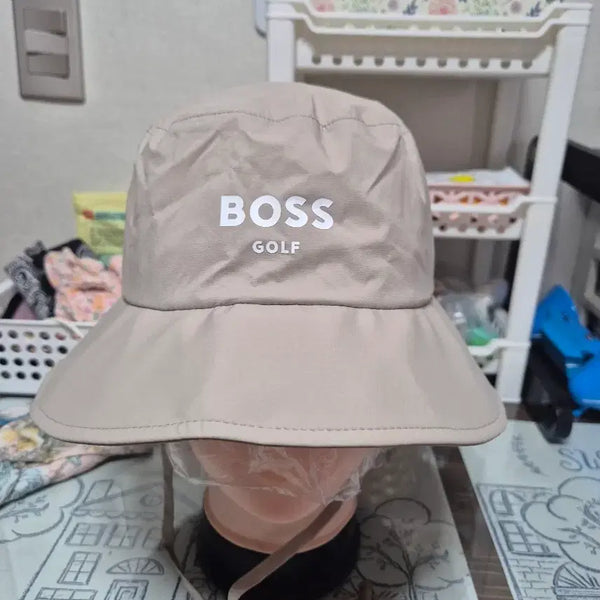 [BUNJANG] Hugo Boss Golf Women's Bucket Hat Beige / 보스골프 여성 버킷햇 모자 베이지