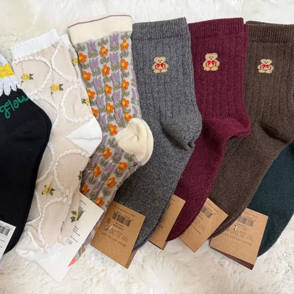 [BUNJANG] Korean Domestic Premium Socks 7-Pair Set / 새상품 국내산 고급양말 7켤레 세트