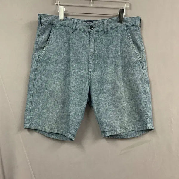 [BUNJANG] Levi's 34" Linen Blend White Tab Jacquard Shorts / 34인치 리바이스 린넨 혼방 화이트탭 보카시 쇼츠 반바지
