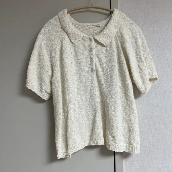 [BUNJANG] Slowmood Short Sleeve Knit Polo Shirt / 슬로우무드 반팔 카라 니트