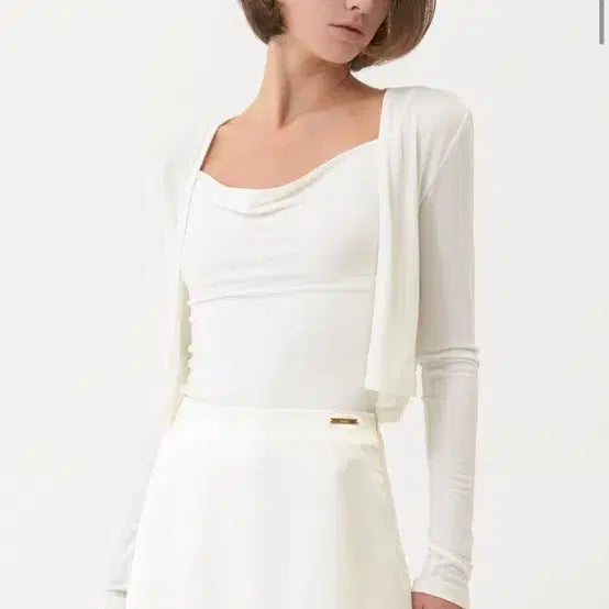 [BUNJANG] Grace U Zozo Cardigan White / [ 새상품 ] 그레이스유 조조 가디건 화이트 Zozo Cardigan