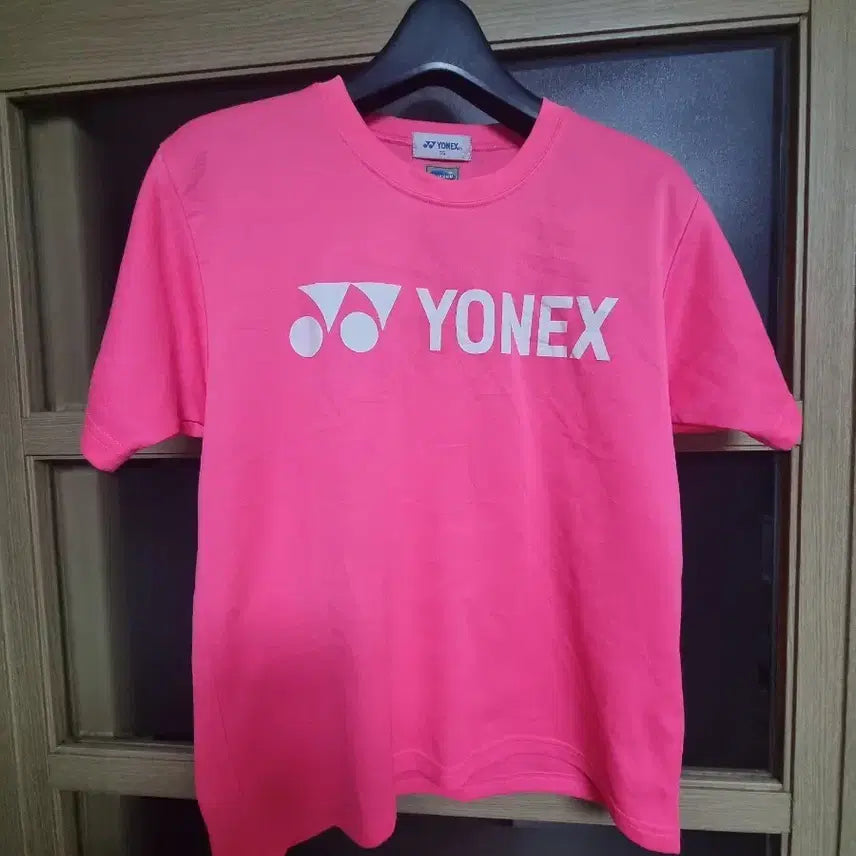 [BUNJANG] Yonex Pink Short Sleeve T-shirt XS / 요넥스 핑크 반팔 티셔츠 xs