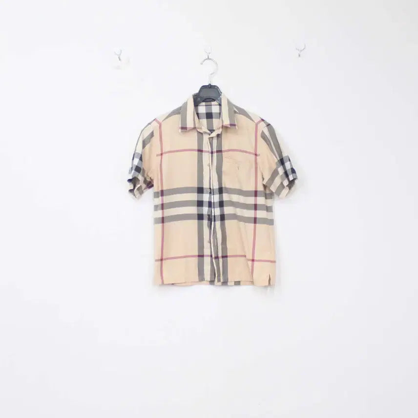 [BUNJANG] Burberry Kids Checked Cotton Shirt Size 10Y / [정품]버버리 키즈 아동 체크 남방 셔츠 10Y 정인샵