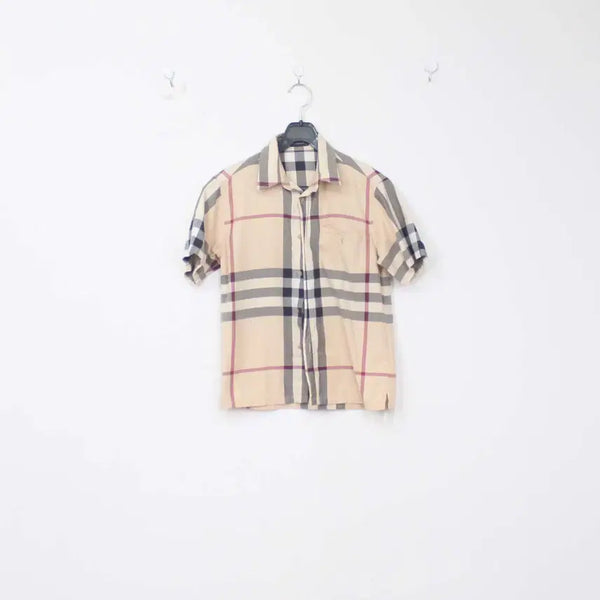 [BUNJANG] Burberry Kids Checked Cotton Shirt Size 10Y / [정품]버버리 키즈 아동 체크 남방 셔츠 10Y 정인샵
