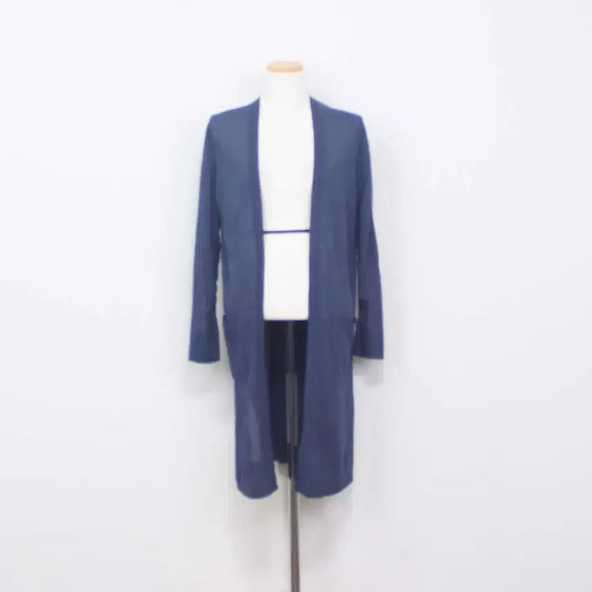 [BUNJANG] BCBG Women's Navy Long Knit Cardigan (Size 55) / 정품]비씨비지(BCBG) 여성 롱가디건 니트 춘하 네이비 55 정인샵