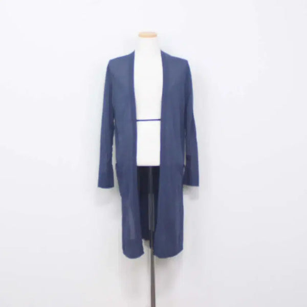 [BUNJANG] BCBG Women's Navy Long Knit Cardigan (Size 55) / 정품]비씨비지(BCBG) 여성 롱가디건 니트 춘하 네이비 55 정인샵