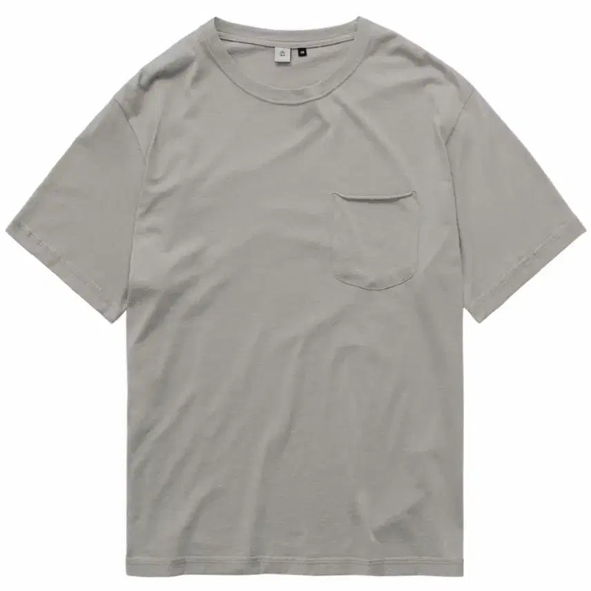 [BUNJANG] Polytempo Low Cut Pocket T-shirt Beige Size 2 / (2)폴리테루 로우 컷 포켓 티셔츠 베이지