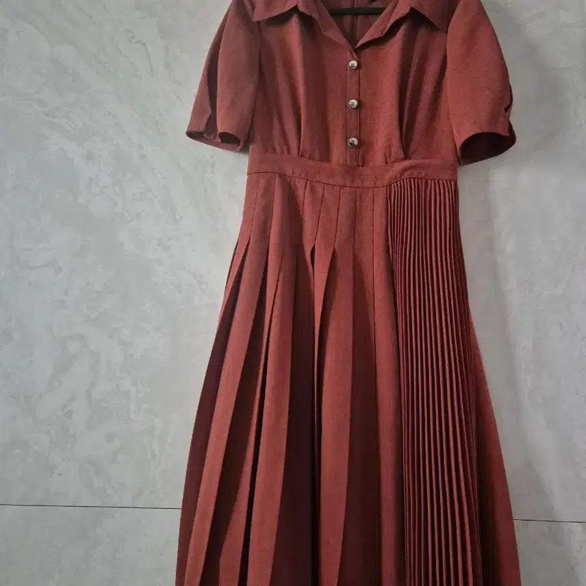 [BUNJANG] Kenneth Lady Polyester Midi Dress / 케네스레이디