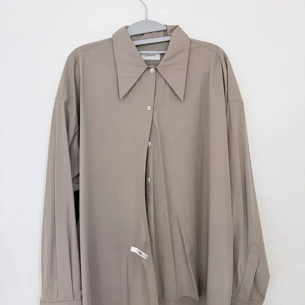 [BUNJANG] Lemaire Twisted Cotton Shirt Ivory / 르메르 트위스트 코튼 셔츠 아이보리