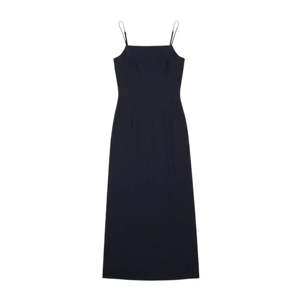 [BUNJANG] Dummy Neat Stylish Wrap Cami Dress - Navy / 여성S/ 더미닛 요즘 스타일 랩 끈나시 원피스 NV