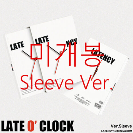 [BUNJANG] LATENCY LATE O CLOCK Sleeve Ver. Photobook / [미개봉] 레이턴시 - LATE O CLOCK [슬리브 Ver.]
