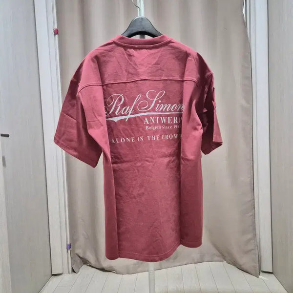 [BUNJANG] Raf Simons Wine Red Short Sleeve T-Shirt / 라프시몬스 와인색 반팔 티셔츠 95.새상품.정품