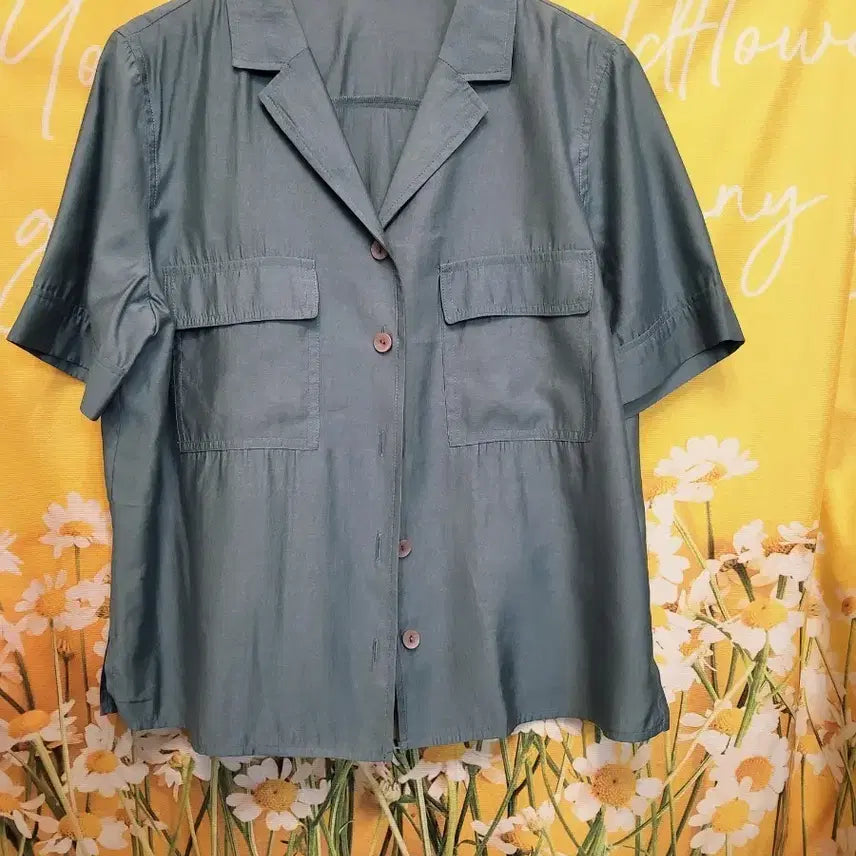 [BUNJANG] SHE'S MISS Rayon Blend Shirt Mint / SHE'S MISS 레이온셔츠 85S