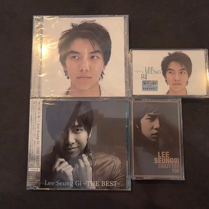 [BUNJANG] Lee Seung Gi 1st Album, 2nd Album, Best Album (Japan) CD & Tape Bundle Set (Sealed) / 이승기 1집,2집,베스트 미개봉 CD, Tape 4개일괄