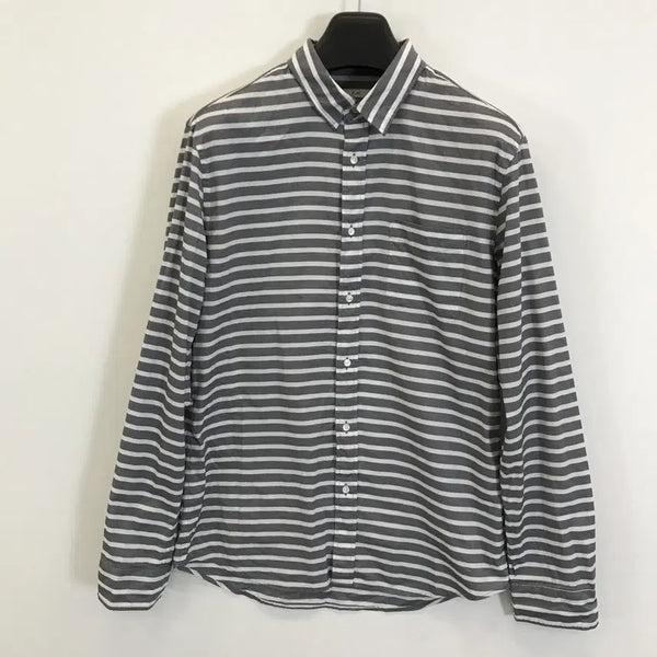 [BUNJANG] PLAC Cotton Striped Shirt / 플랙 PLAC 코튼 스트라이프셔츠 [100]