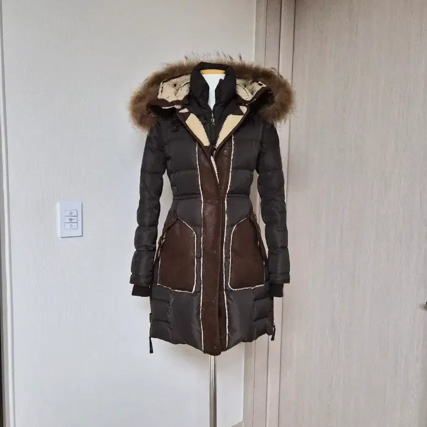 [BUNJANG] Egoist Brown Padded Hooded Coat / 에고이스트  브라운패딩