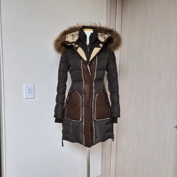 [BUNJANG] Egoist Brown Padded Hooded Coat / 에고이스트  브라운패딩
