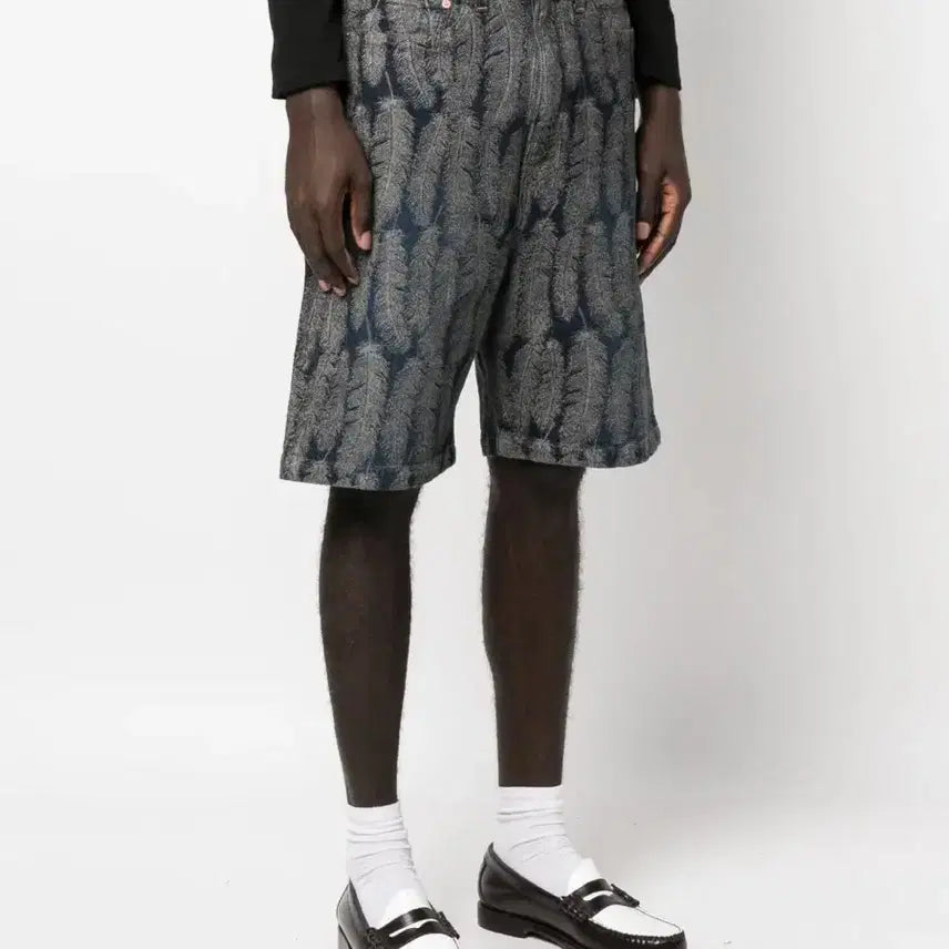 [BUNJANG] Kapital Feather Denim 5-Pocket Shorts Size 34 / [34] 캐피탈 페더 데님 5P 숏 팬츠 팝니다