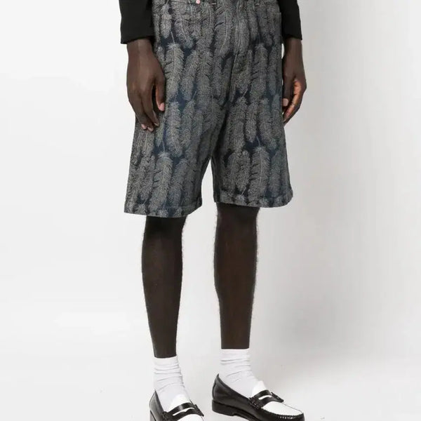 [BUNJANG] Kapital Feather Denim 5-Pocket Shorts Size 34 / [34] 캐피탈 페더 데님 5P 숏 팬츠 팝니다