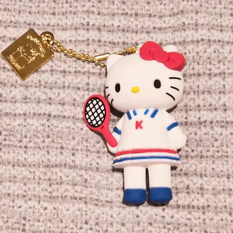 [BUNJANG] Hello Kitty 50th Anniversary Limited Edition Mascot Keyring (8cm) / 헬로키티 50주년 한정판 마스코트 키링 8cm (새상품)