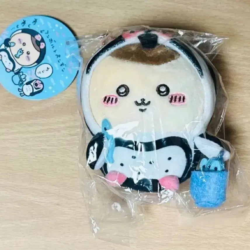 [BUNJANG] Cheekawau Aquarium Penguin Mascot Plush Doll (Sealed) / [미개봉] 쿠리만쥬 치이카와 먼작귀 아쿠아리움 펭귄 마스코트 인형 누이