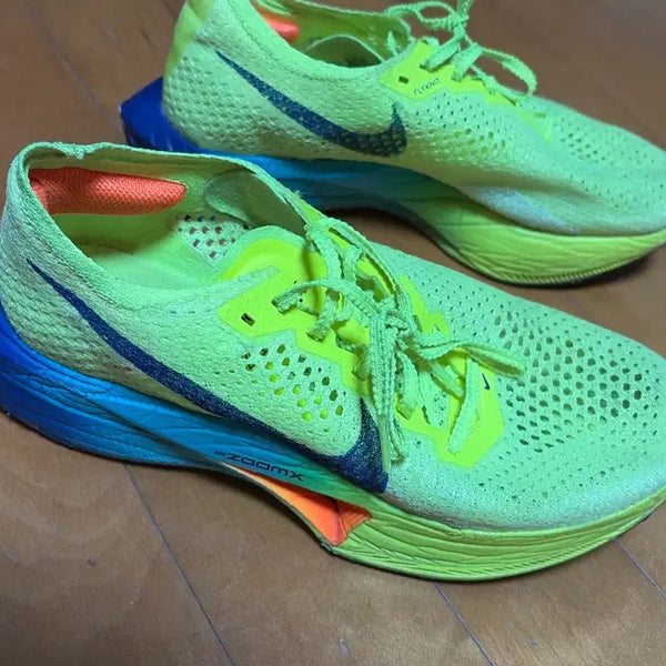[BUNJANG] Nike ZoomX Vaporfly 3 Fluorescent Running Shoes / 나이키 줌X 형광 런닝화 플라이니트