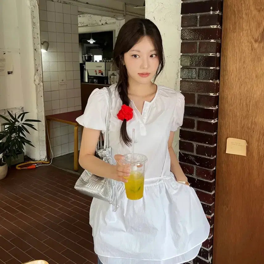 [BUNJANG] Dayin Candy Puff Mini Dress / (새상품)데이인 캔디 퍼프 미니 원피스