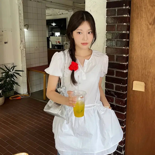 [BUNJANG] Dayin Candy Puff Mini Dress / (새상품)데이인 캔디 퍼프 미니 원피스