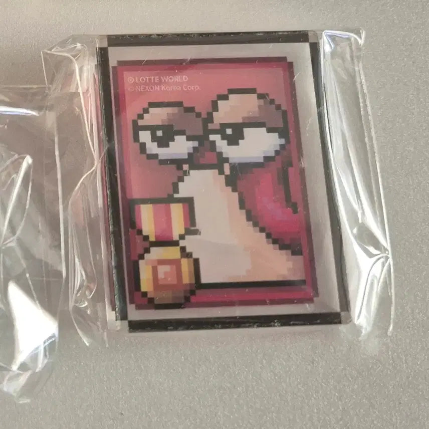 [BUNJANG] MapleStory Red Snail Collection Guide Acrylic Block / 메이플스토리 롯데월드 빨간 달팽이 수집 도감 아크릴 블럭