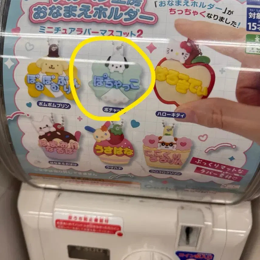 [BUNJANG] Sanrio Pochacco Merchen Name Keychain Gacha / 포차코 - 산리오 메르헨 이름 키링 가챠