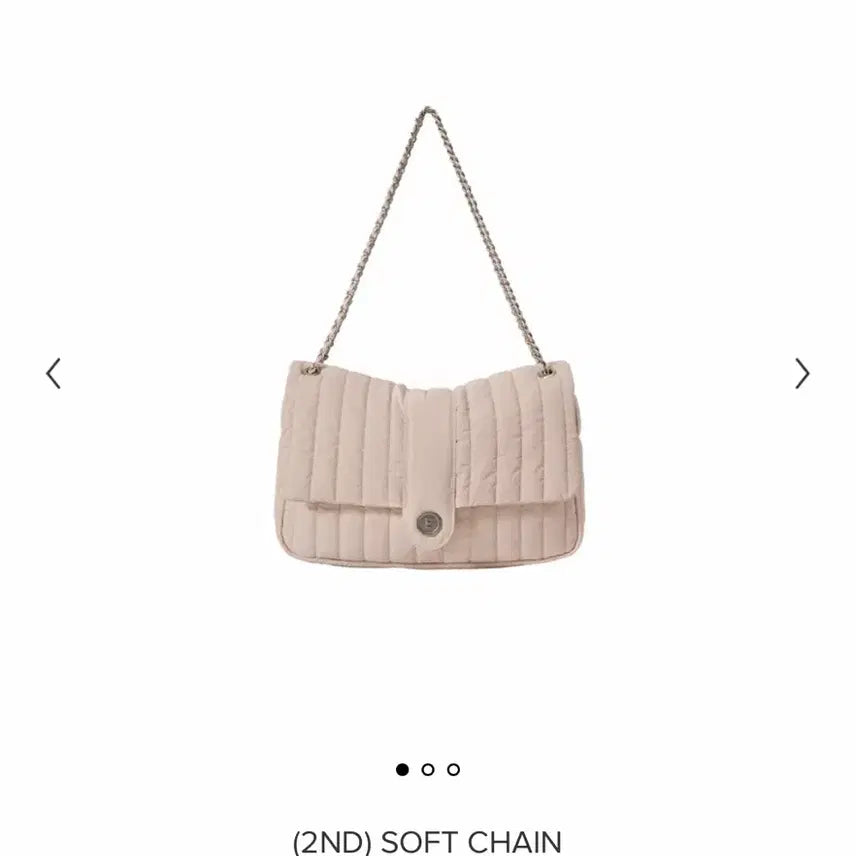 [BUNJANG] Minuitmute Soft Chain Bag Pale Pink / 미닛뮤트 소프트 체인백 페일핑크 새상품