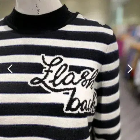 [BUNJANG] Ozcecon Striped Knit T-shirt / 오즈세컨 니트 티셔츠