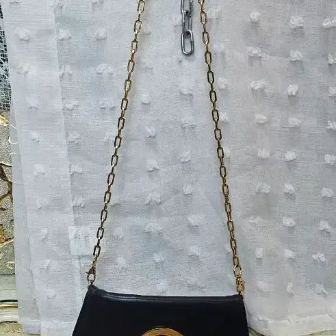 [BUNJANG] Tory Burch Black Chain Shoulder Bag Crossbody / 토리버치 블랙 체인 숄더백크로스