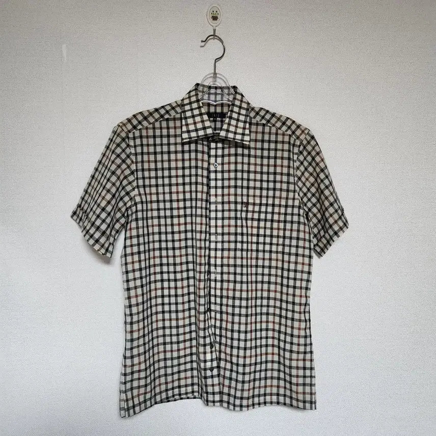 [BUNJANG] Daks Golf Check Shirt Men's 95 / 닥스 골프 체크 셔츠 남95